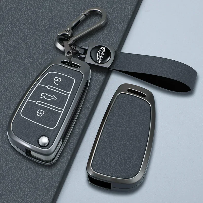 

Alloy Key Cover Case For JAC A13 A13RS Refine M3 V7 T6 Pickup Car Key Case Cover For JAC Fritson T8 Folding Keyring Protector