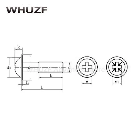 Loptop screws 500pcs M2 M2.5 PWM black zinc cross round head with pad screw black pan head with meson computer chassis screw