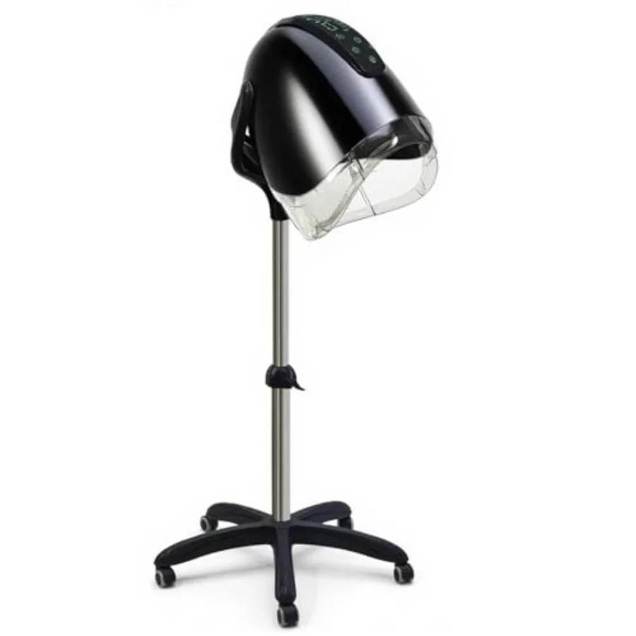 

Профессиональный напольный фен с капюшоном и сенсорной панелью управления, 1000 Вт, 8 режимов скорости, функции отрицательных ионов и озона