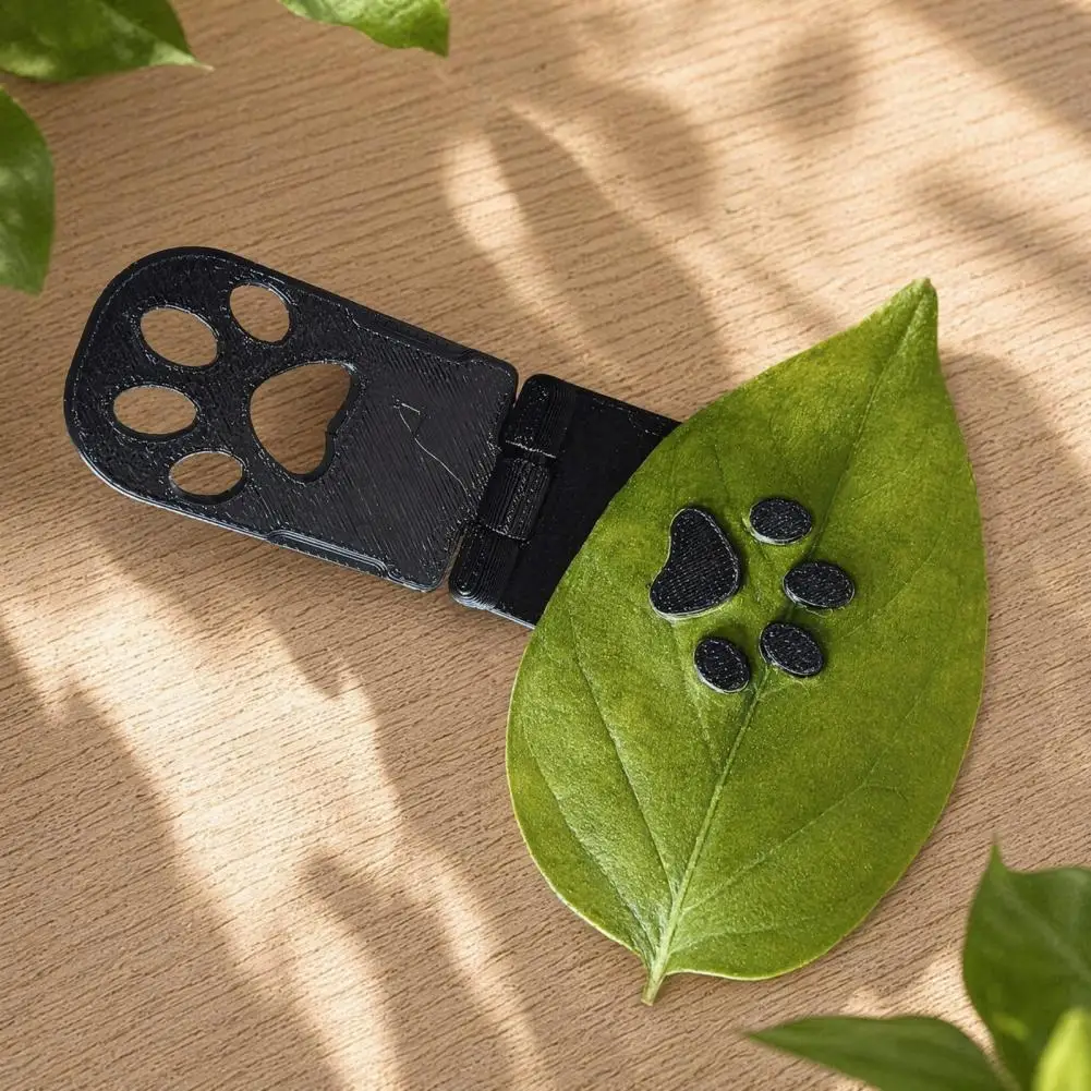 3d Printed Seal Seal Stamp 3d Printed Cat Paw Hinge Seal Scrapbook Cutter Tool Foldable Craft Accessory with Smooth for Diy