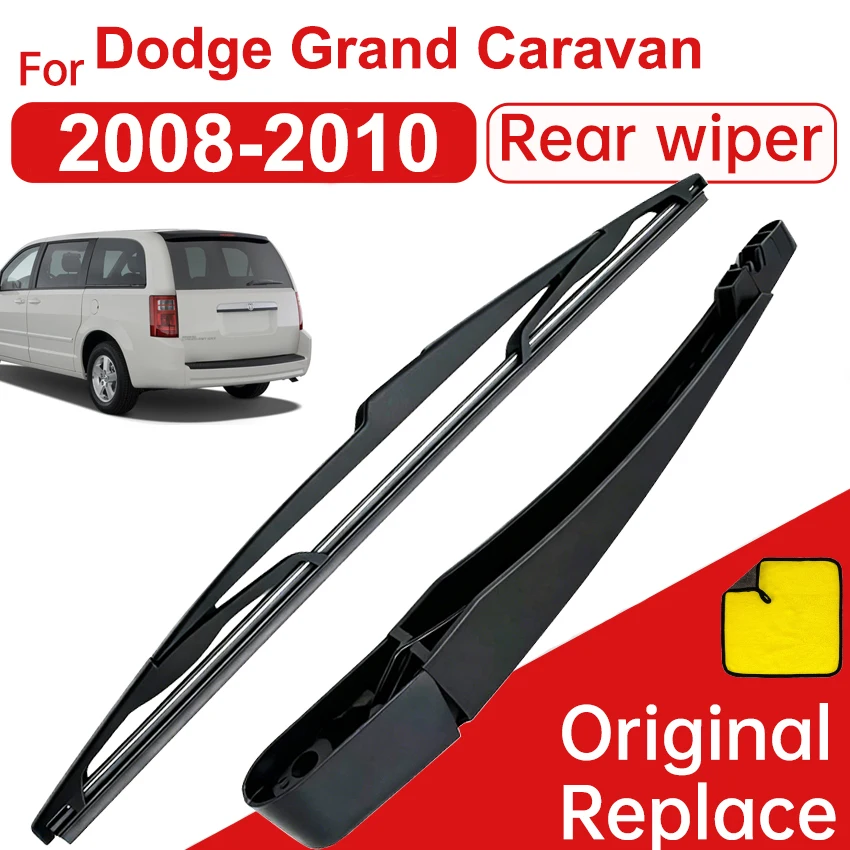 Braço do limpador de pára-brisa traseiro com lâmina para Dodge Chrysler Caravan Grand Town e braço e lâmina do limpador traseiro country 2008-2010