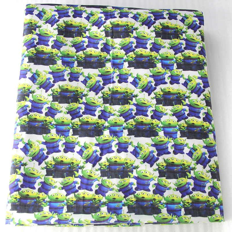 Disney Monsters University 100% Cotton Stretch Fabric Sewing Quilting Fabric Needlework Material DIY Handmade Patchework