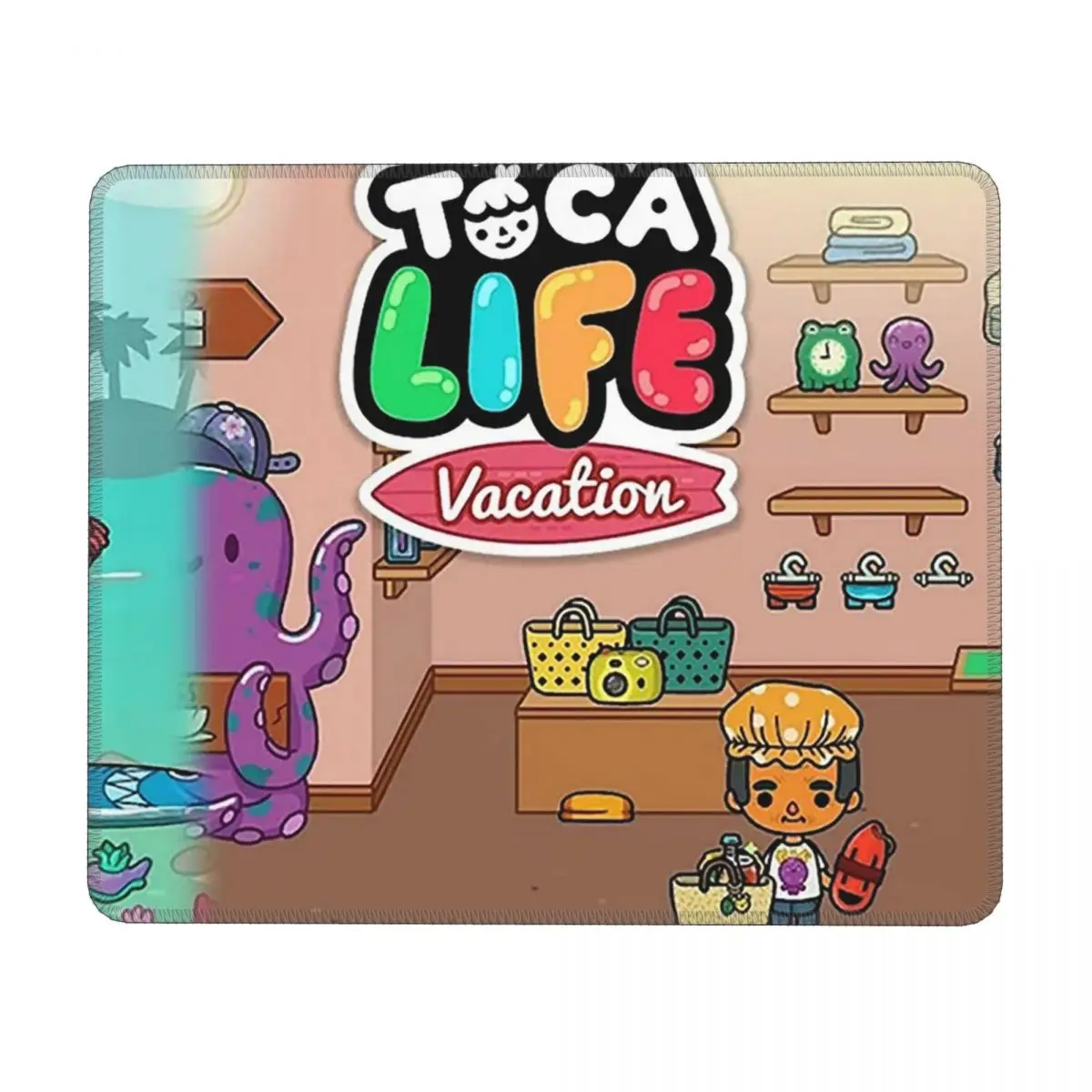Toca Life Box Toca Boca Cute Game Multi-size Mouse Pad Computer Keyboard Mouse Mat Gaming PC Laptop Desk Mat Table Mats