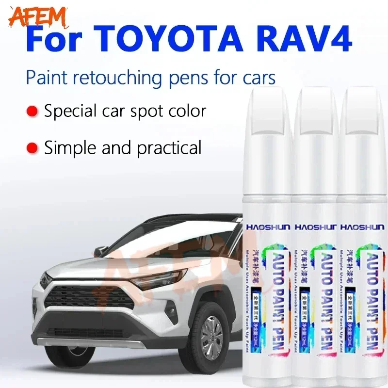 For Toyota RAV4 Car Paint Surface Repair Paint Pen To Increase Gloss Varnish Scratch Removal Repair Tool White Super White  040