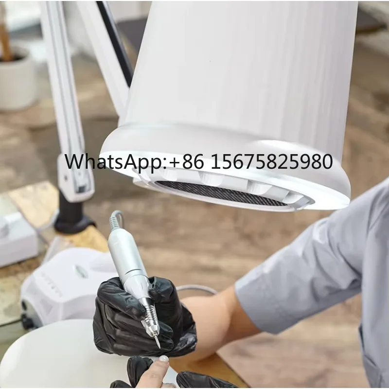 2026 Multifunctional Nail Salon Equipment 2-in-1 Shadowless Lamp Dust Collector OEM Customizable