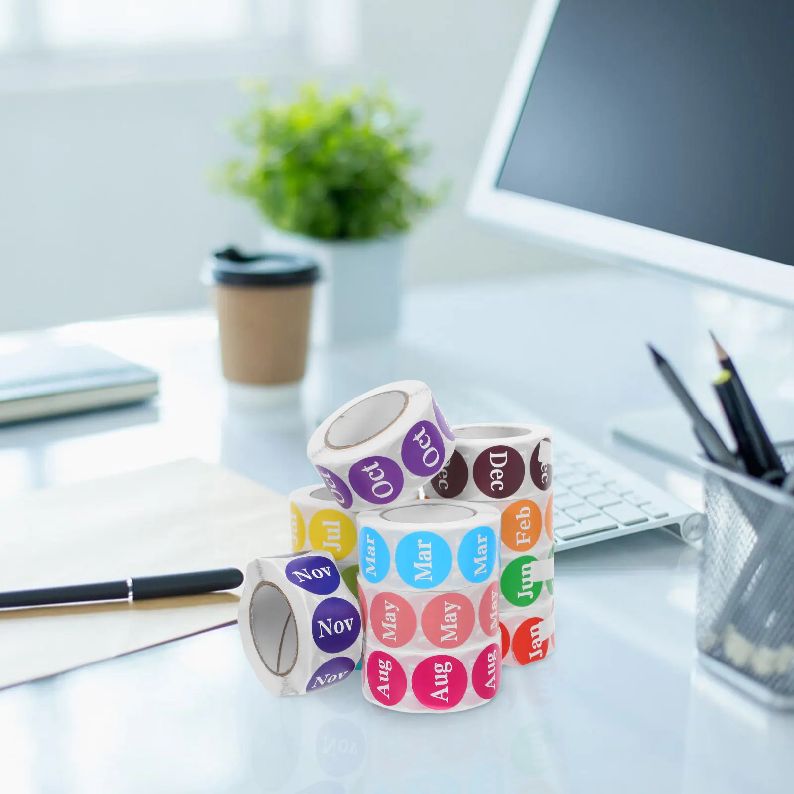 12-rolls-round-monthly-stickers-adhesive-color-coding-month-labels-january-to-december-for-calendar-planner-scrapbooking-school