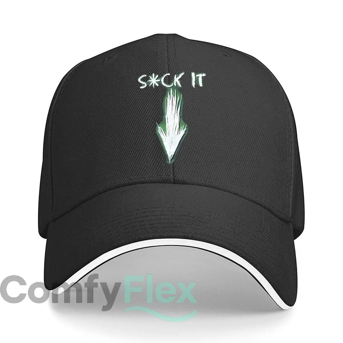 Sack It Arrow Graphic Sandwich Baseball Cap Outdoor Workouts Sun Hat