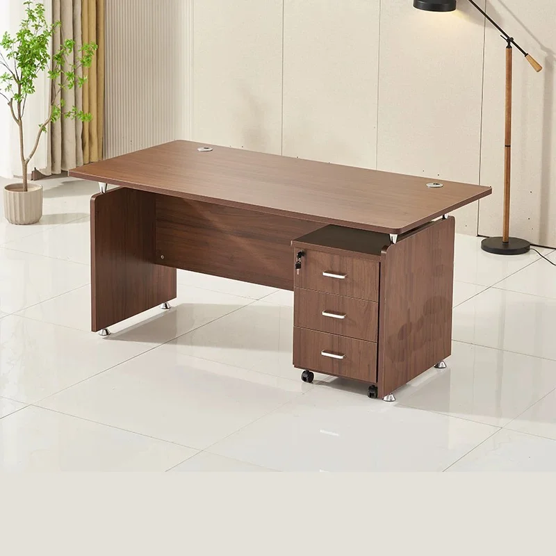 

Space Saving Wooden Office Desk Modern Computer Standing Office Desk Organizers Storage Nordic Escrivaninha Trendy Furniture