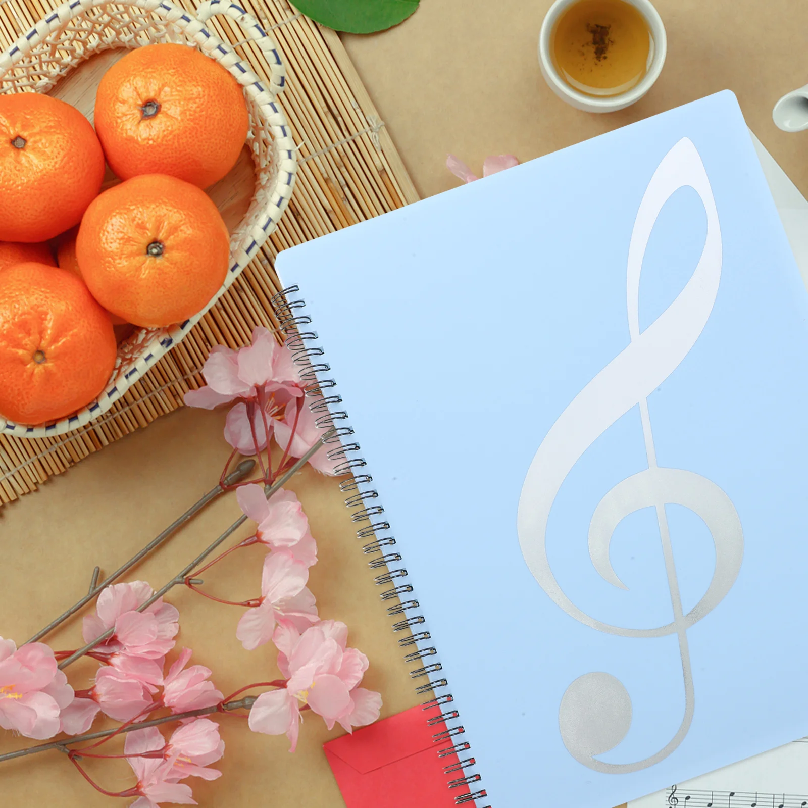 

A4 Size Music Folder Plastic Binding For Sheet Office Supply Document Holder File Binder Storage Sheet