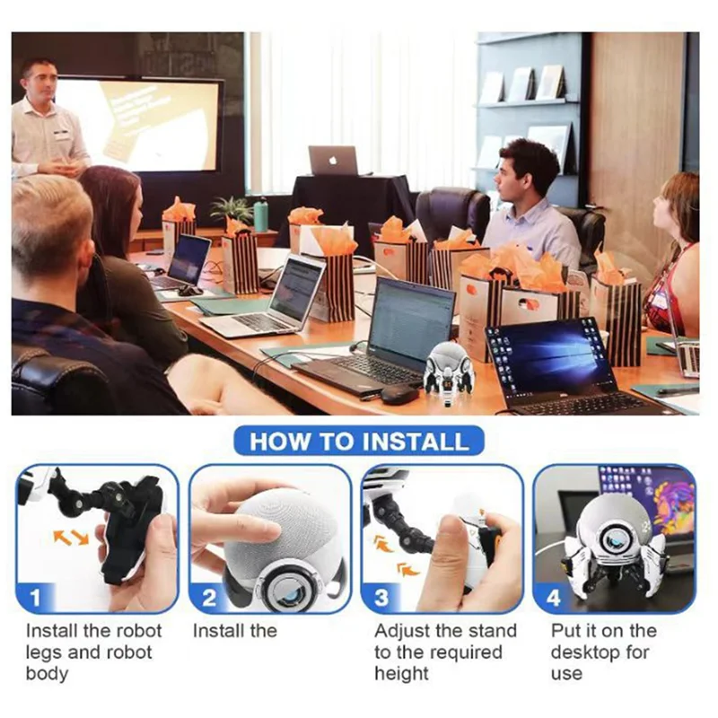 B04C-Voor Homepod Mini Stand Voor Echo Dot 4Th/5Th Gen, ruimtebesparende Alexa Dot 4Th/5Th Gen Desktop Speaker Stand