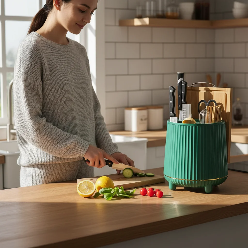 

Kitchen Storage Rack For Knives And Cutting Boards Multi Functional Organizer