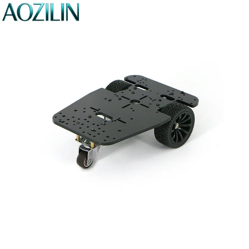

AOZILIN R3X 4WD Ackermann Differential Smart Racing Chassis Width＜15CM Electric Robot Car DIY Platform