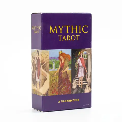78 Pcs The New Mythic Tarot Deck 10 3*6cm Adult English Card Playing Cards Fate Games Colorful Box Board Game