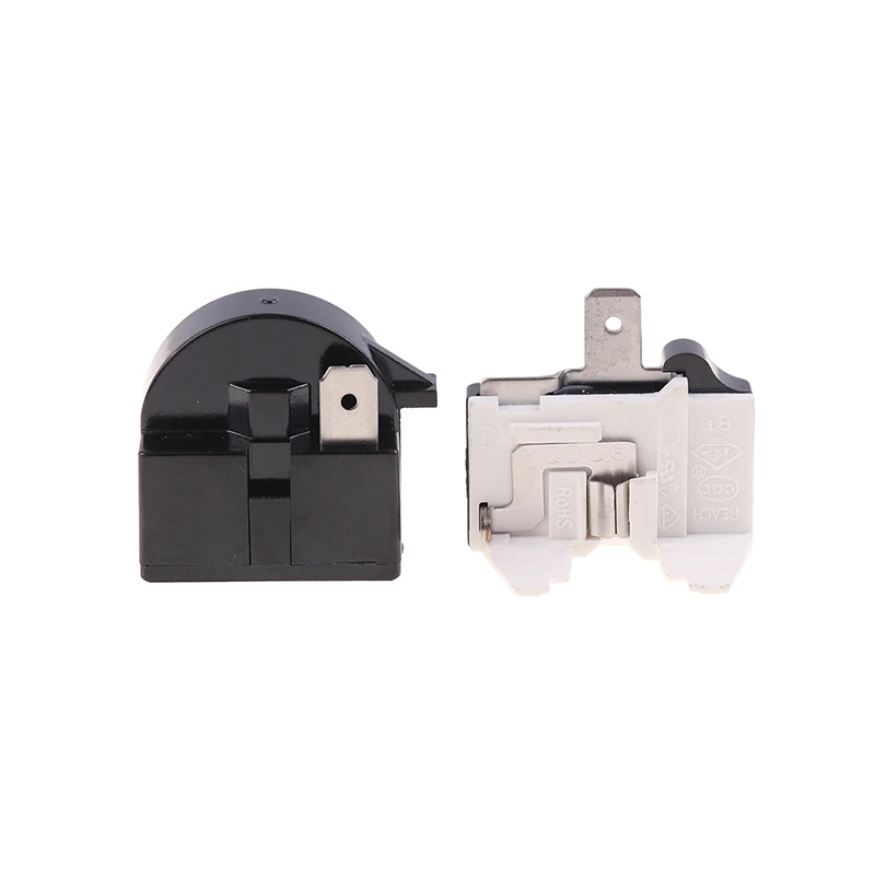 2PCS QP2-4.7 PTC Starter Relay 1 Pin Refrigerator Starter Relay And 6750C-0005P Refrigerator Overload Protector