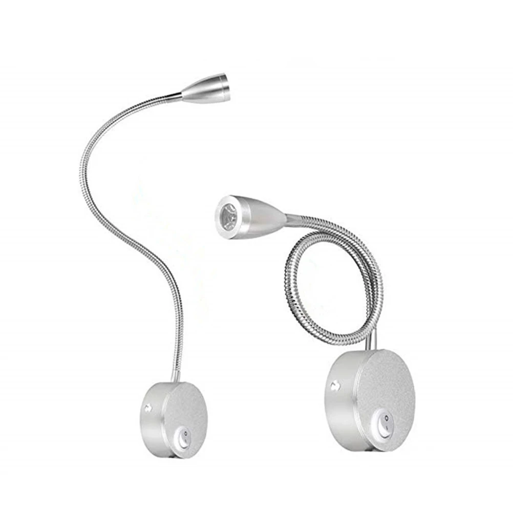 

LED Bedside Wall Lamp Gooseneck Adjustable Reading Light Bedroom European Style Mount Lamp for Home Decor Indoor Use