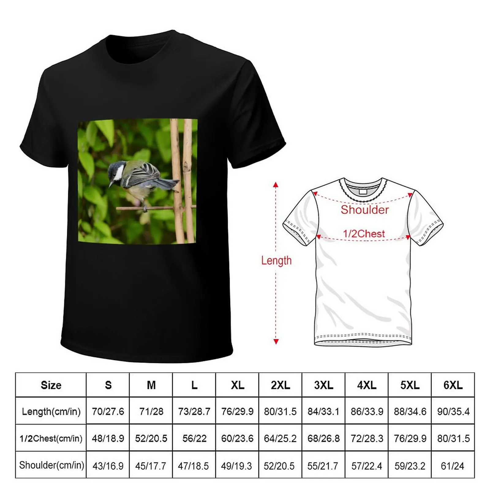 r3350/ New finition 2021: Les Oiseaux de mon Jardin Okaio Créations Olavia-Olao T-Shirt Basic Casual Short Sleeve Cotton Shirt