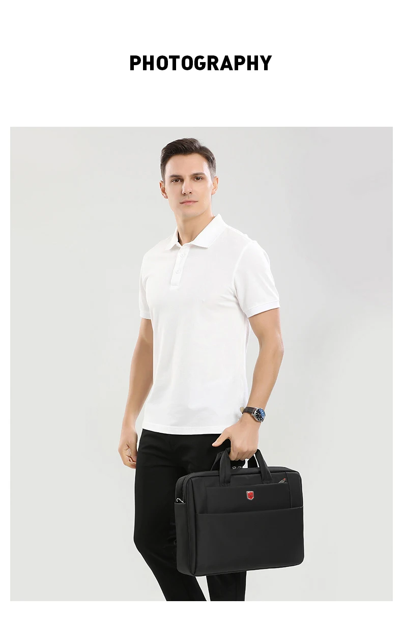 Waterproof Business Laptop Briefcase men Computers Handbags for Men Large Capacity Casual Travel Messenger Single Shoulder Bag