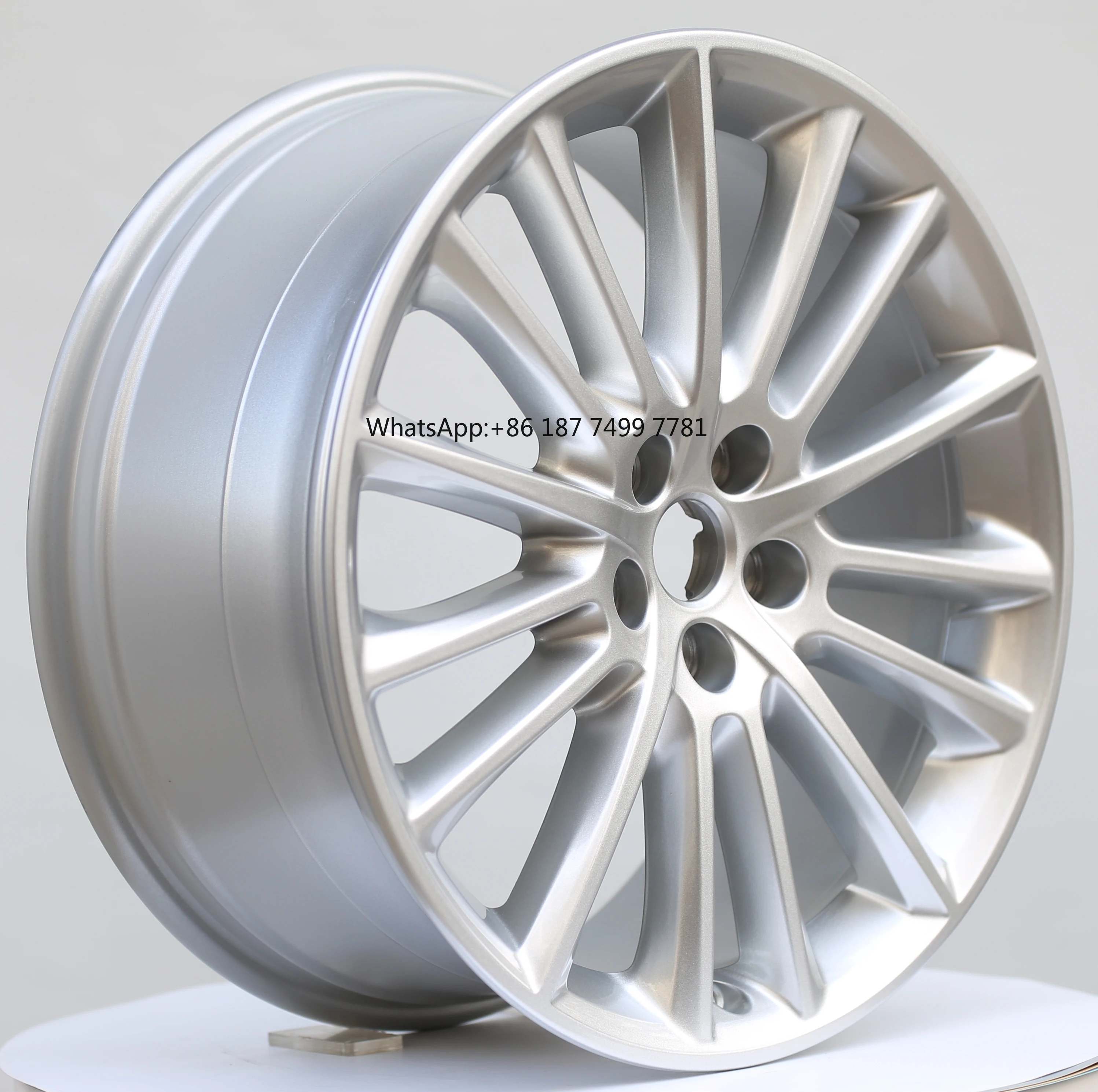 

Original 19-Inch Chrome Aluminum Alloy Wheels for alloy wheels . rims & Sedans Rims 5*108 front and rear wheels rims
