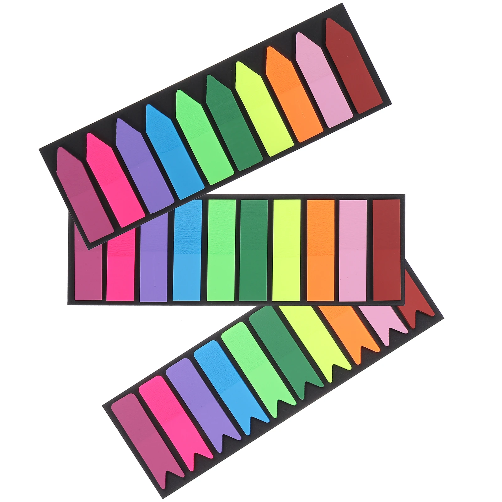 

3 set 3 Sets Note Tag Tabs Transparent Sticky Strips Bookmarks for Students Pastel Color Book Tabs Highlight Strips Page Markers