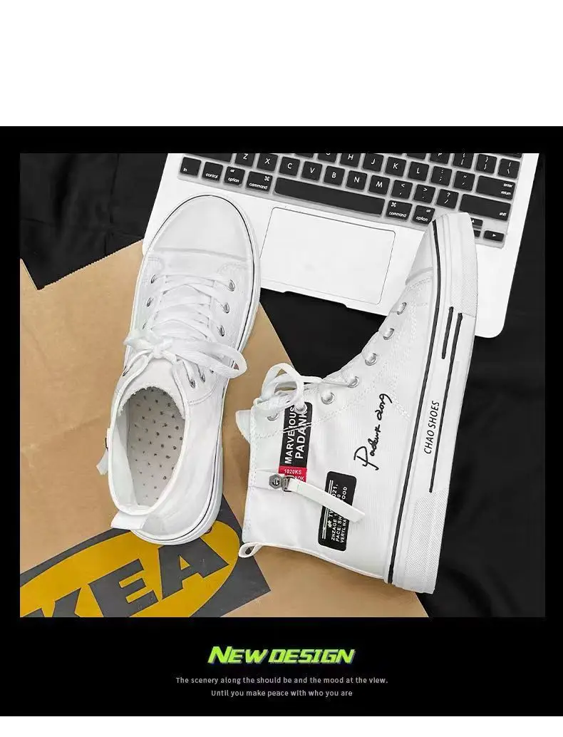 Herren Canvas Sneakers 2026 Modische Bequeme Laufschuhe Outdoor Rutschfeste Sportschuhe für Männer Freizeitschuhe – Detail 8