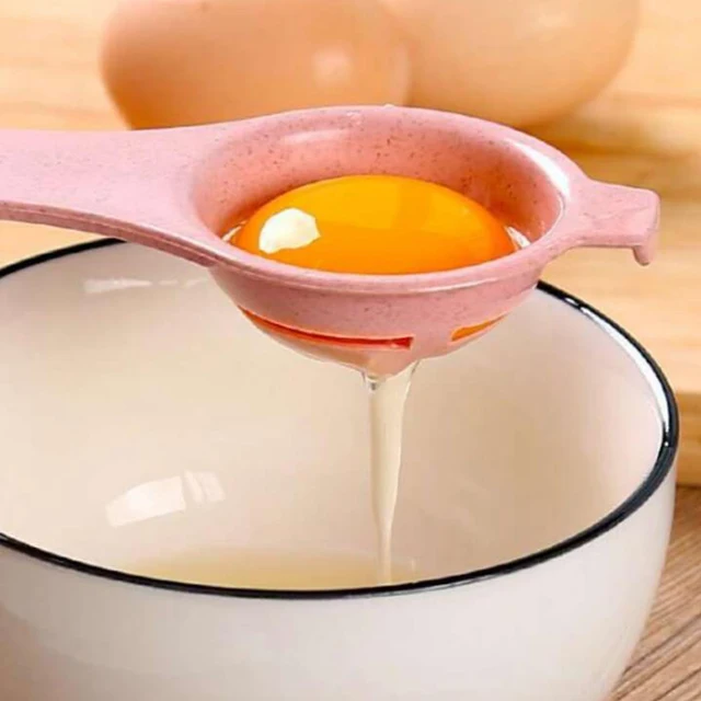 Egg Separator For Raw Eggs,Wheat Stalk Egg Yolk White Separator Divider Tool,Kitchen Baking Gadget (4pcs) 2 Egg Separator For Raw Eggs,Wheat Stalk Egg Yolk White Separator Divider Tool,Kitchen Baking Gadget (4pcs) 2