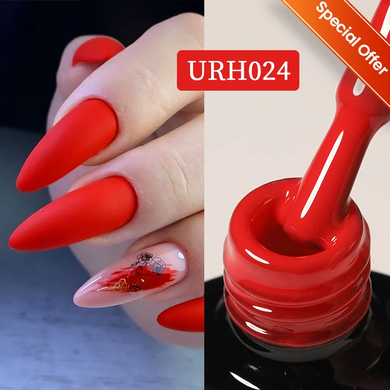 UR SUGAR ピンクパープルシリーズ ジェルネイルポリッシュ セミパーマネント ソリッドネイルジェル バーニッシュ ソークオフ UVジェル ベース トップコート ネイル用