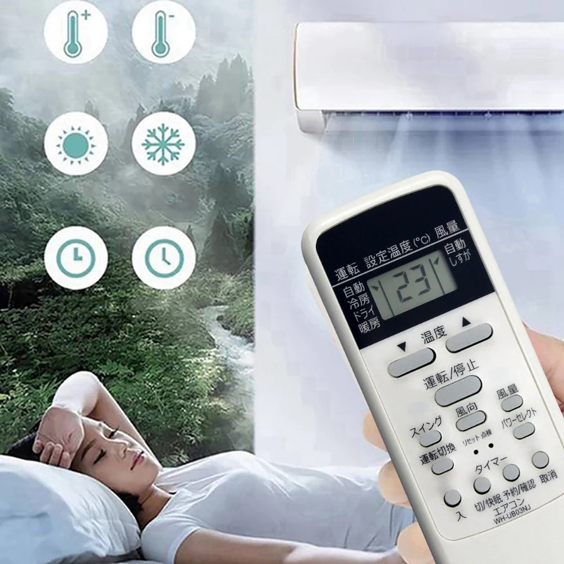 Telecomando sostituito WH-UB03NJ per telecomando per condizionatore d'aria Toshiba WH-D1P WH-D6B1 WH-D8B WH-TA03EJ