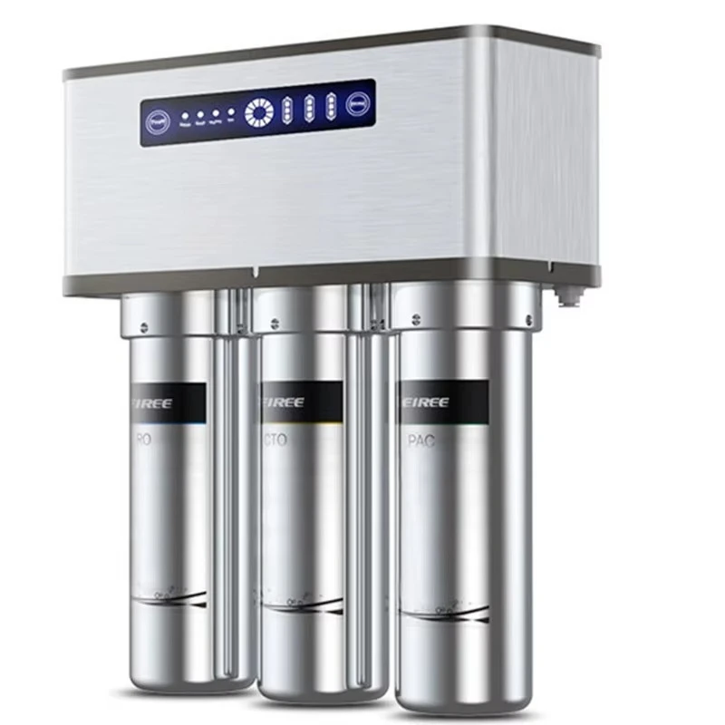 600GPD Electric Stainless Steel Reverse Osmosis System 5/7 Stage Alkaline Salt Water Filter for Home Drinking RO Water Treatment