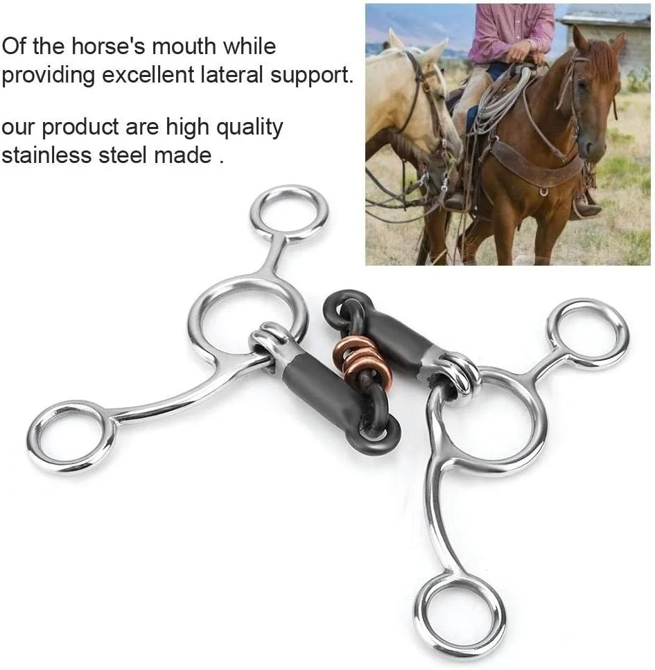 Horse-Embout à rouleau en cuivre en acier inoxydable à faible levier, embout à bouche adt, embout rigide à enroulement de cuivre, embout enveloppé de fil de cuivre, nouveau