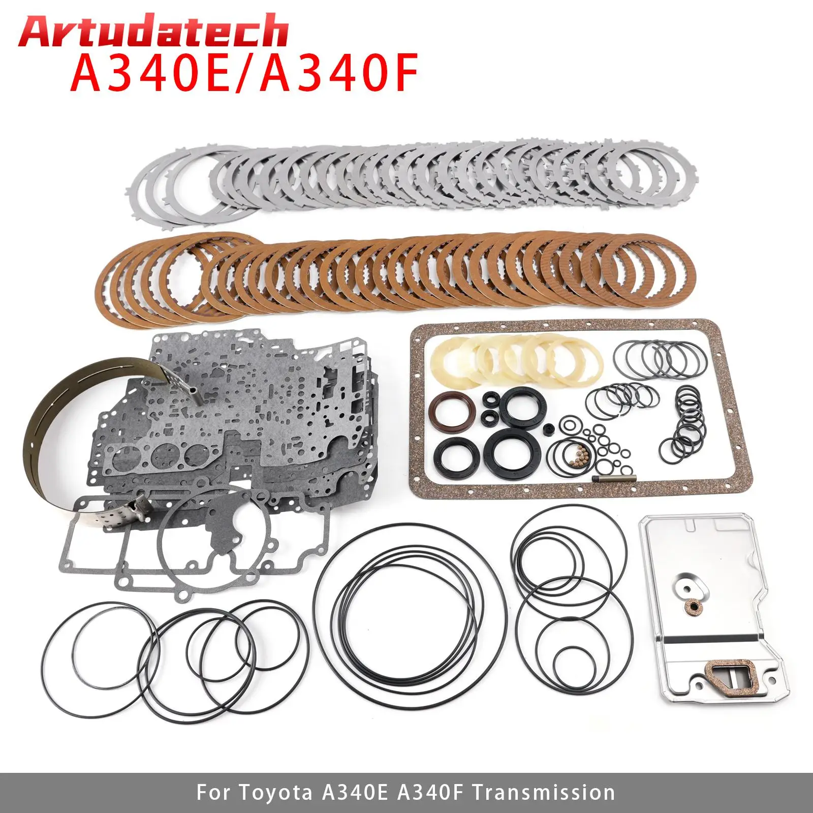 

Комплект для восстановления трансмиссии Artudatech A340E A340F с фильтром и сцеплениями для автомобилей Toyota
