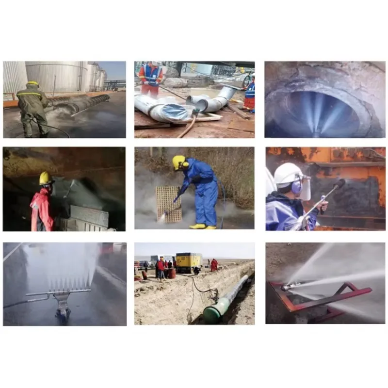 Customized Electric 40,000 Psi Water Hydro Blasting Machine High Pressure Water Blaster
