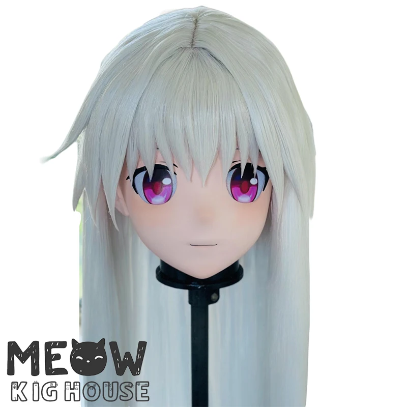 

(MEO512) Маска кигуруми ручной работы с полной головой, запираемая, для мужчин и женщин, японский мультфильм, аниме, игровой персонаж, маска кигуруми