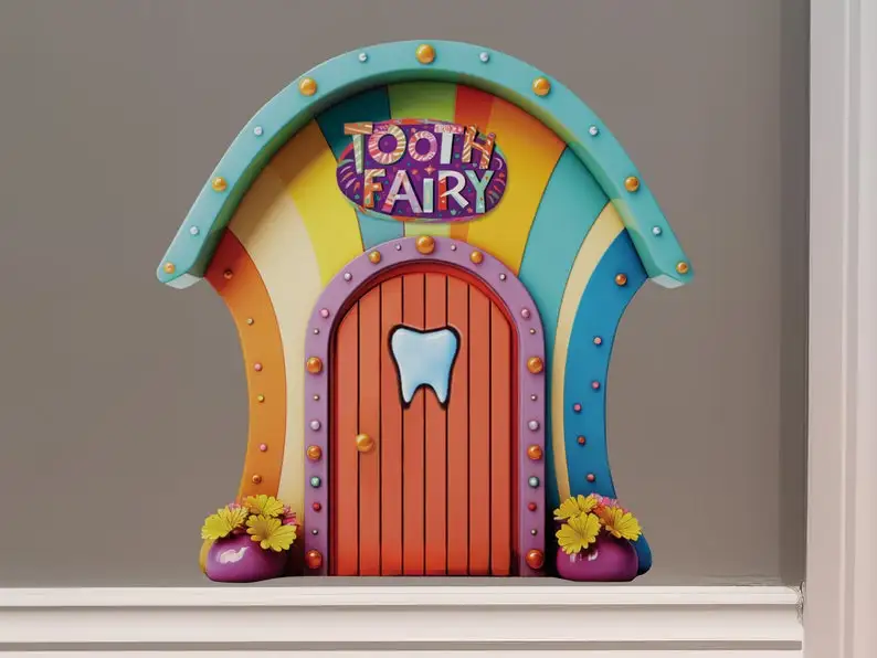 Tooth Fairy Door - Fairy Door 3D Wall Sticker