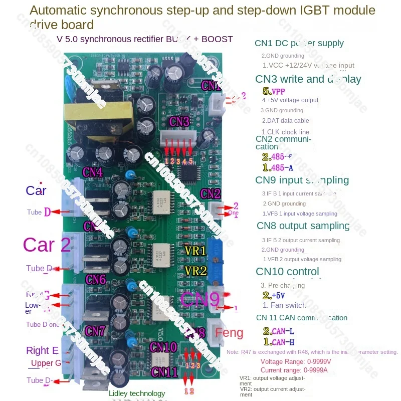 Customized Automatic Synchronous Step-down IGBT Module Drive Control Panel MPPT Control