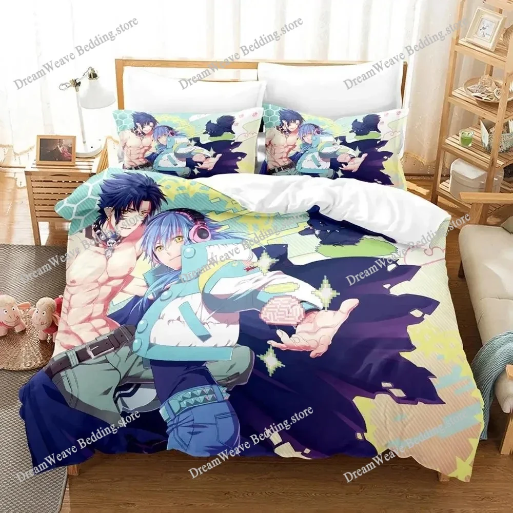 

Anime DRAMAtical Murder Game Bedding Set Duvet Cover Bed Set Quilt Cover Pillowcase Comforter King Queen Size Boys Adult Bedding