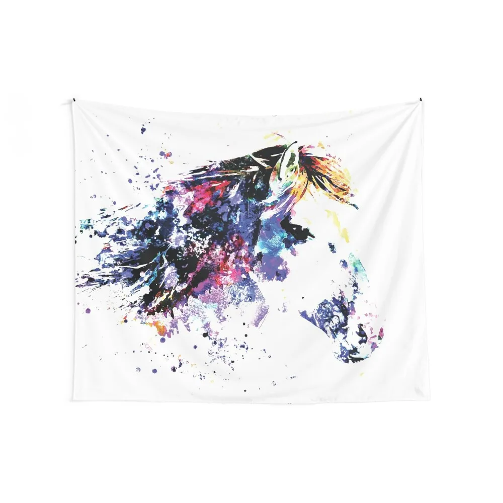 Dream Colorful Horse - Fairy Tale Horse Tapestry House Decorations Decor Home Decorative Wall Mural Cute Room Decor Tapestry