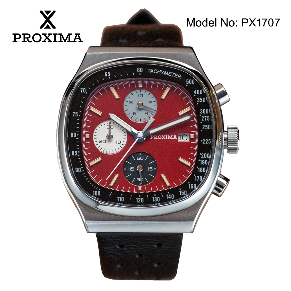 2023 novo proxima px1707 relógio de luxo negócios à prova dwaterproof água relógio masculino aço inoxidável quadrado quartzo relógio masculino reloj