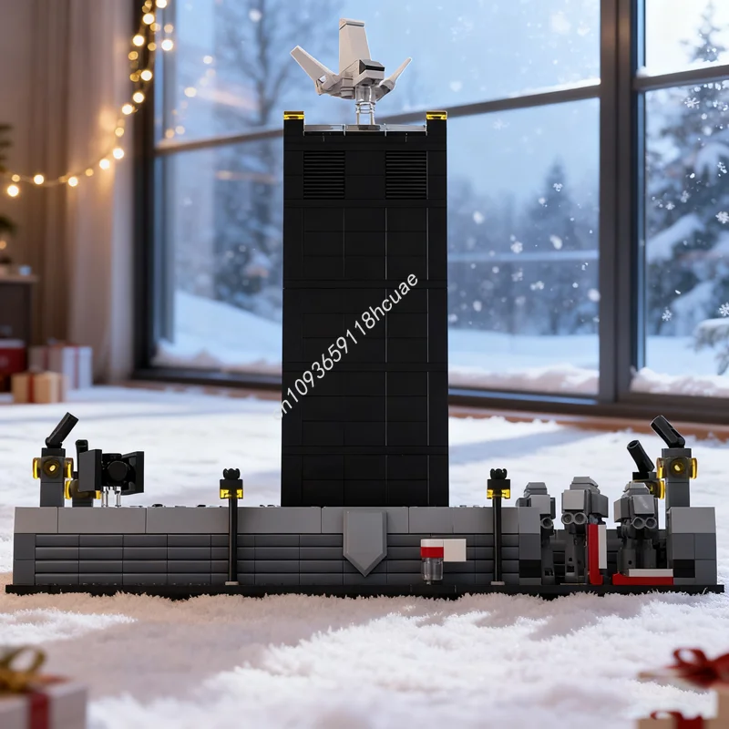 

896 шт. MOC модульный военный подъем 1 миниатюрная модель строительные блоки строительные рождественские подарки DIY игрушка кирпич детский день рождения