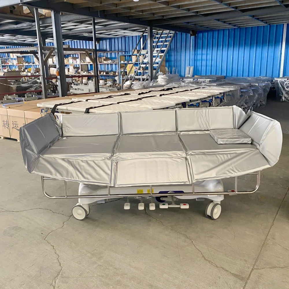 Hydraulic Shower Bed Stainless Steel Medical Bath Car Height Adjustable, Suitable For Elderly And Disabled Nursing Homes