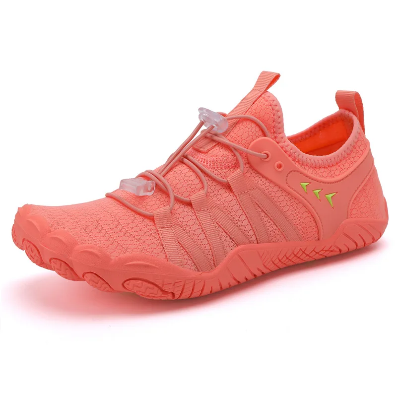 Zapatos de deportes acuáticos para hombre y mujer, zapatillas de baño de playa de secado rápido, senderismo, correr, telas transpirables y lisas con elástico fino en la parte superior