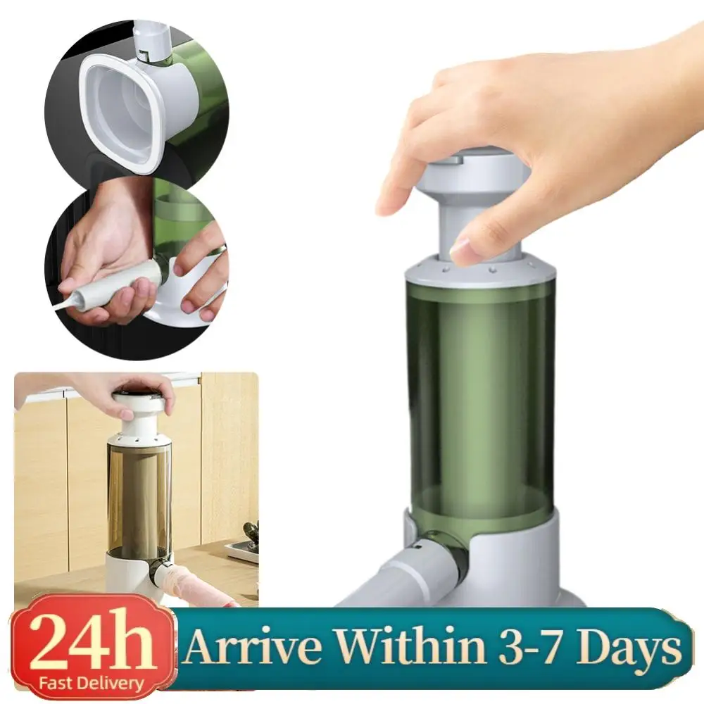 

Manual Sausage Stuffer with 4 Sizes Stuffing Tubes Sausage Meat Stuffer Horizontal Sausage Maker for Commercial Household Use