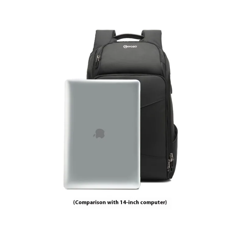 Men Backpack with Type-A USB Charging Port Waterproof Laptop Backpack 17 inch Casual Business Gifts for Xiaomi view 6