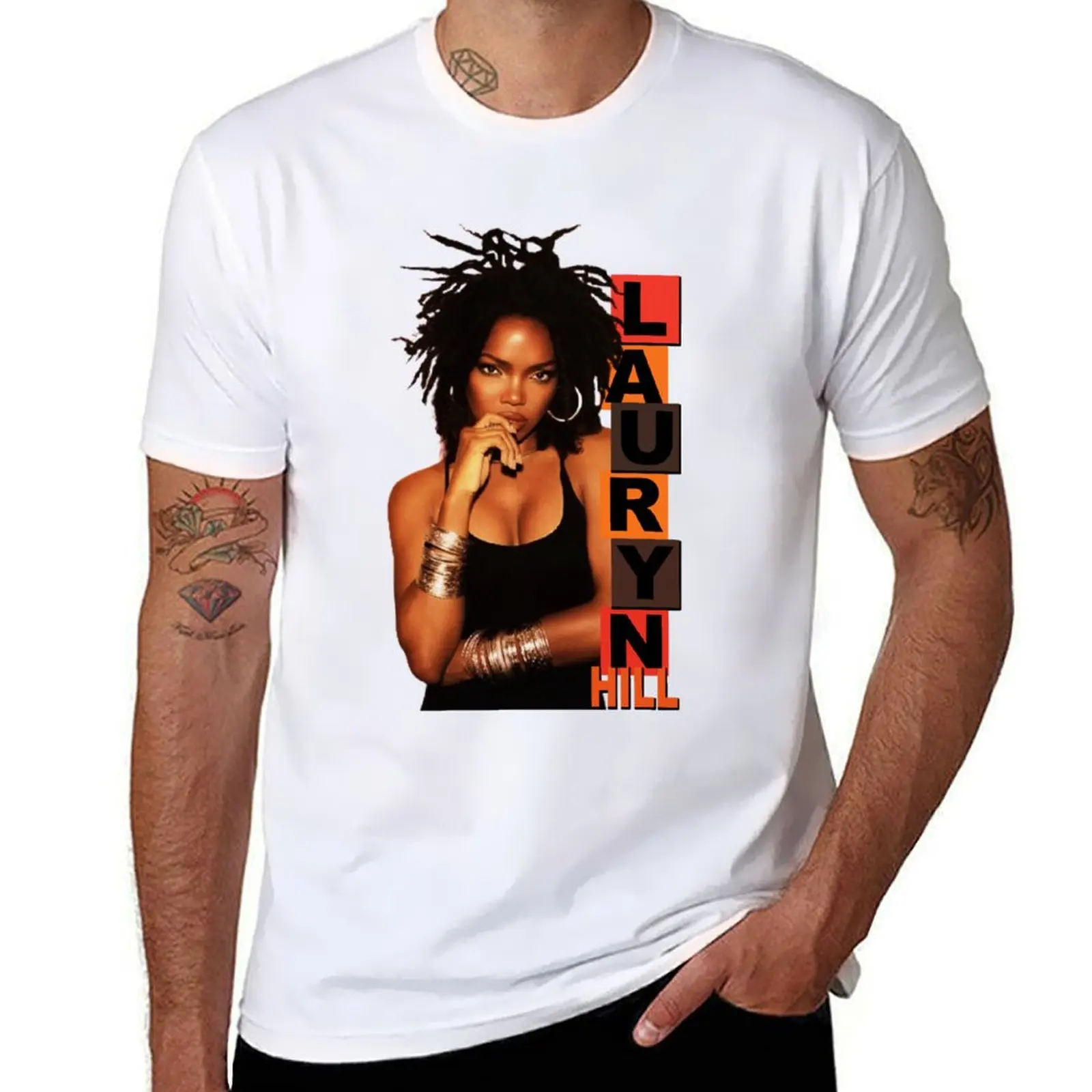 

Lauryn Hill Fugees The Famous T-Shirt man t shirts for men t shirt man luxury anime t shirts oversize T-Shirt