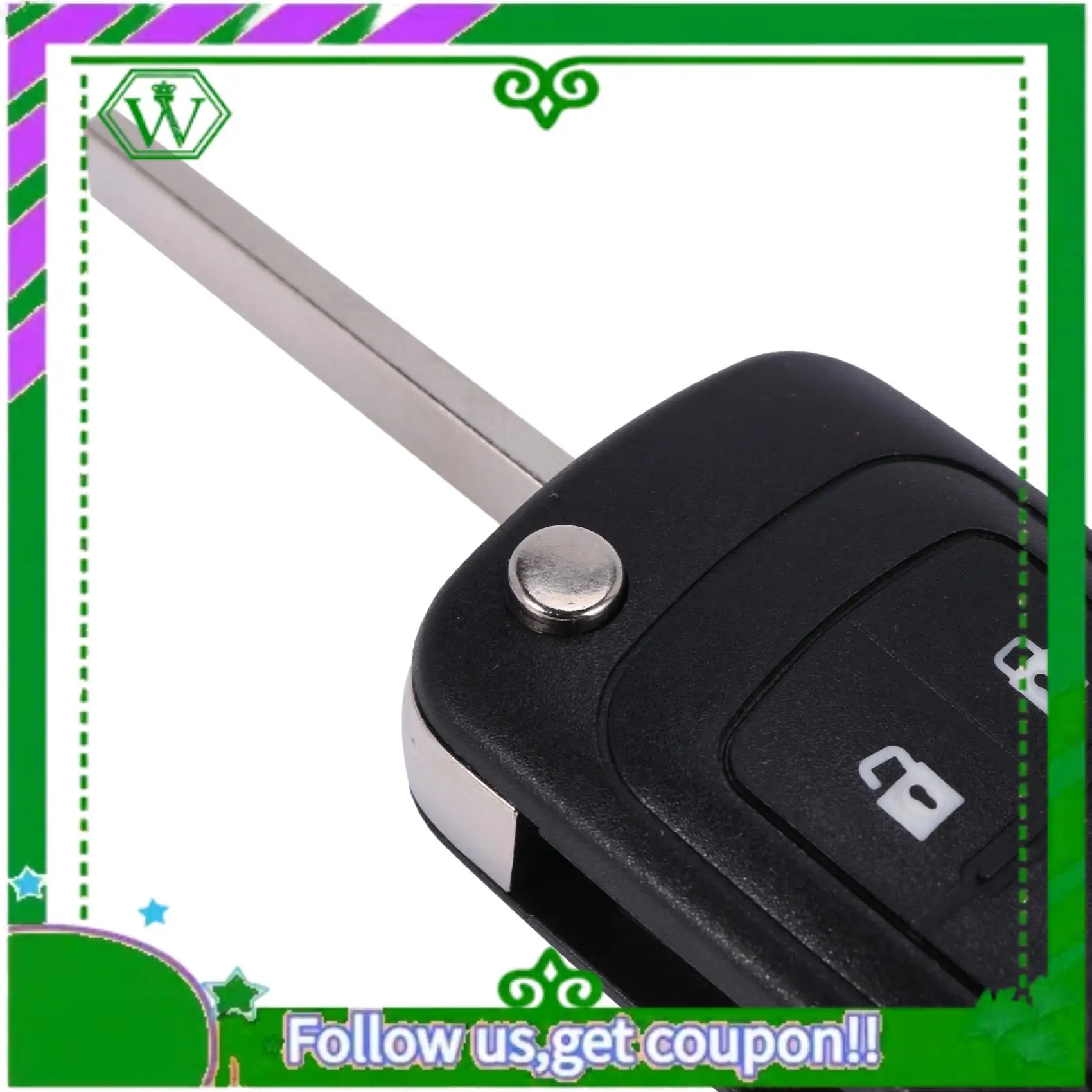 

AC34-3 Buttons 433Mhz With ID46 Chip Remote Control Key Fob For Cruze Aveo Orlando 2010-2015 HU100 Blade