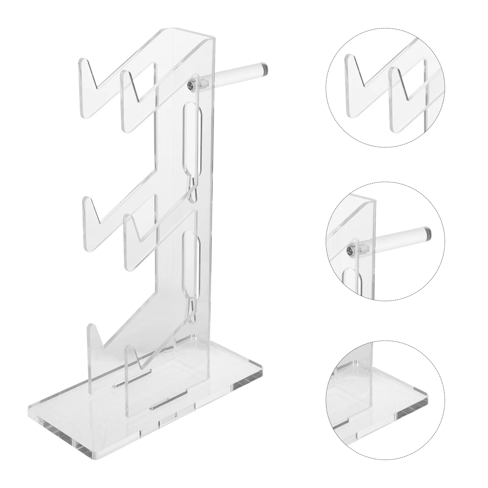 

Clear Game Controller Stand 3-Layer Display Holder Transparent Gaming Controller Organizer Storage Rack for Desk Accessories