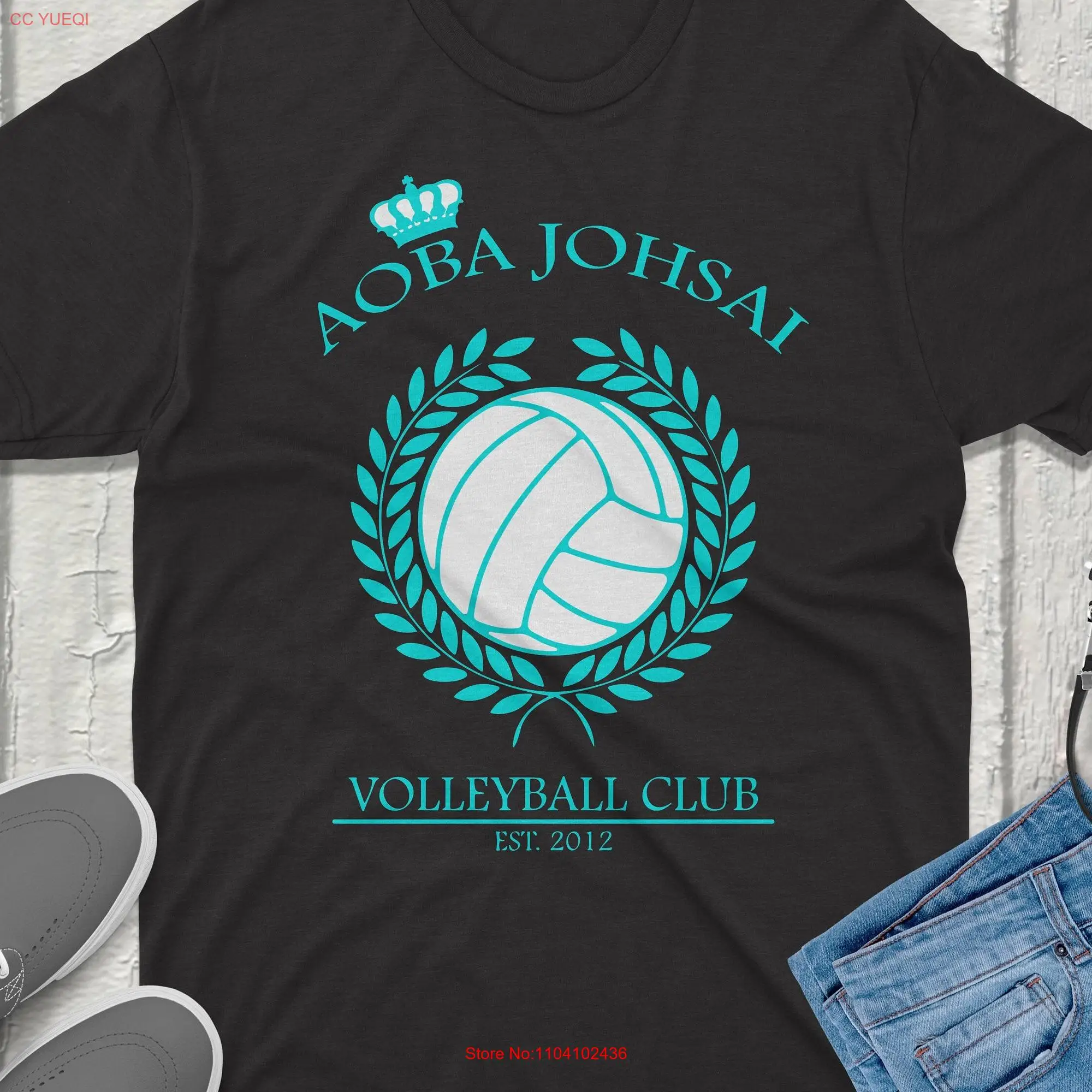 Aoba Johsai Haikyuu T Shirt Anime Volleyball Merchandise for Otaku Clothing long or short sleeves