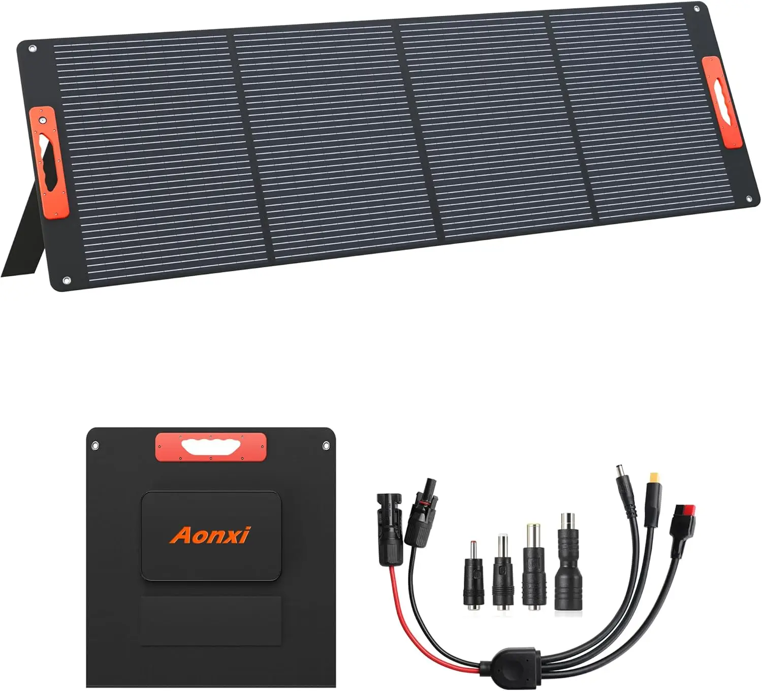 

Портативная солнечная панель 240 Вт с USB QC3.0/Type-C, выход 20 В постоянного тока для кемпинга и автодомов