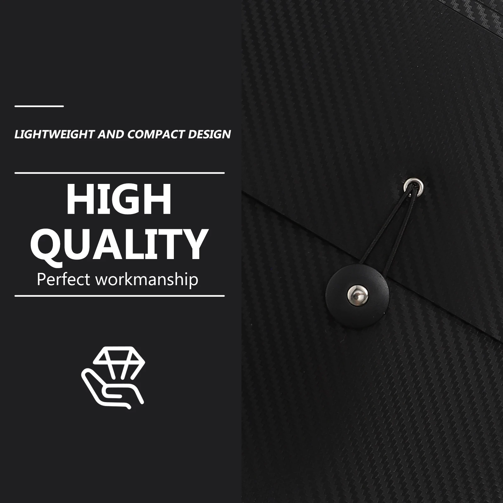 

1pc 13 Pockets Accordion File Organizer Receipt Plastic Document Folder Portable File Bag Large Capacity Office Folder Bag