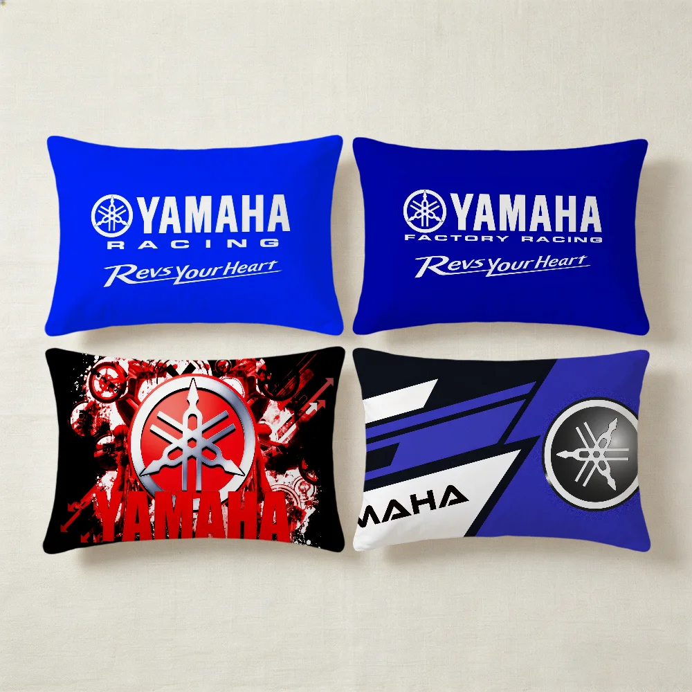 Motorcycle For y-yamahas Q cushion cover Rectangle Pillow Cover Home Sofa living Room Dorm bedside hogar Pillowcase party gift