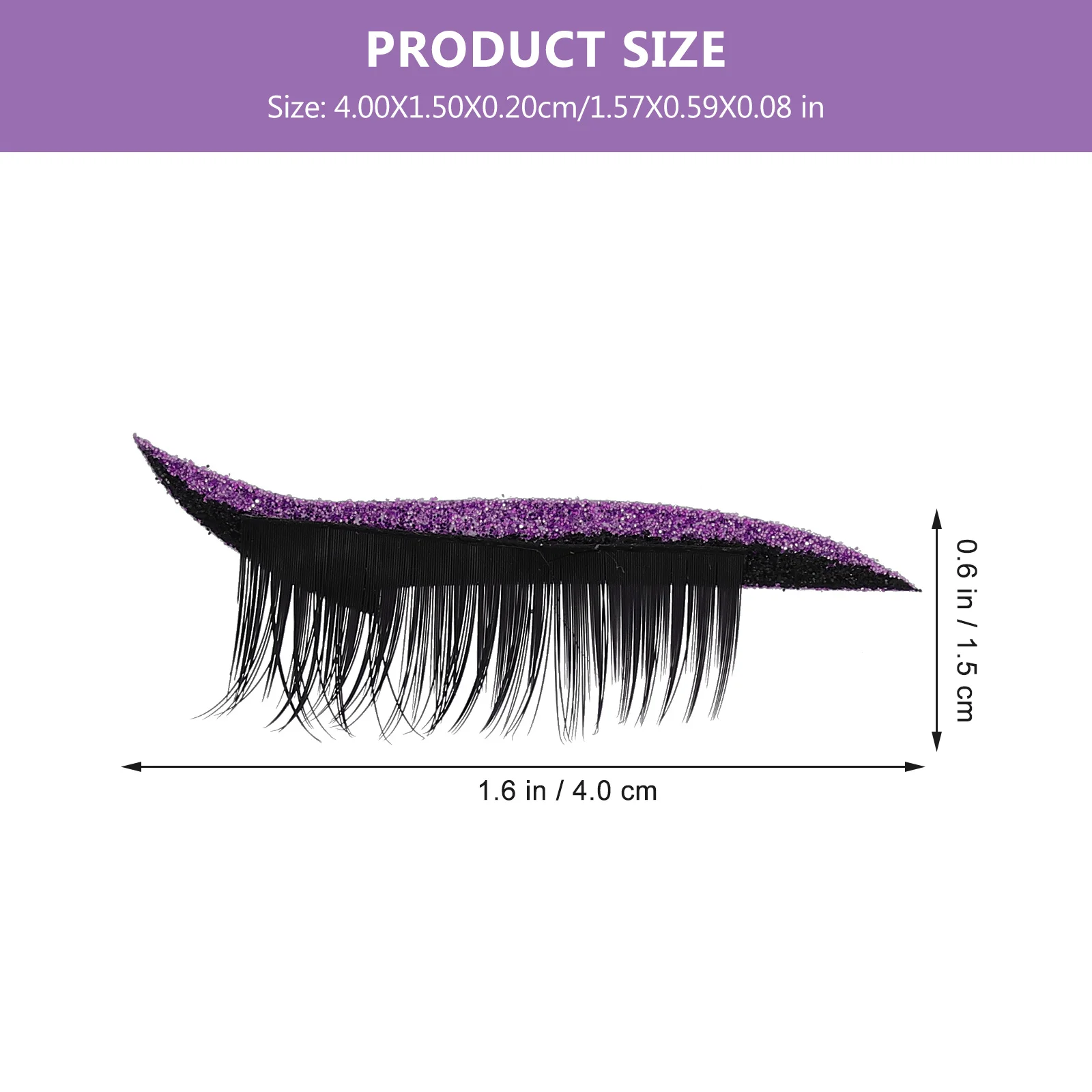 Eyeliner Sticker False Eyelashes Shiny Adhesive Eye Line Strip Waterproof For Daily Makeup Masquerade Cosplay Festival